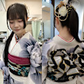 着付振り袖ヘアセットアレンジ