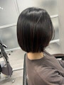 ツヤツヤ膨らまないボブ