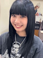 ワイドバングでモードな雰囲気