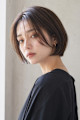 【30代】大人っぽい少し丸みのあるボブSTYLE