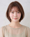 大人可愛い丸みボブ×髪質改善トリートメント×艶感白髪ぼかし