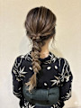浴衣着付（10種ヘアアレンジサービス）プランのヘアセット5