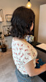 パーマボブミディアムパーマスタイルコテ巻き風パーマ大人可愛い