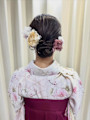 卒業式ヘアセット×袴着付け♪yu