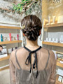 結婚式ヘアセット♪yu