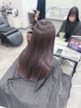 透け感たっぷりラベンダーカラー