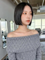 切りっぱなしタンバルモリボブ/タッセルカット/レイヤーボブ/