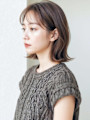 ひし形シルエット大人美人くびれカールロブp2　くびれショート