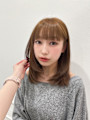 明るめベージュ×レイヤーで垢抜けヘア♪ ＊ひな＊