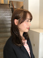 顔まわりレイヤーくびれヘアー☆川口
