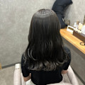 透明感グレージュ