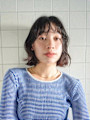 抜け感ウェーブボブ
