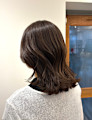 アッシュブラウン　ブラウンカラー　透明感カラー　ヘアカラー