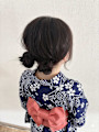 浴衣着付（10種ヘアアレンジサービス）プランのヘアセット8