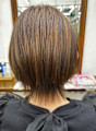 ロングからショートへ縮毛矯正ビフォーアフター