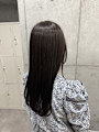 オリーブグレージュ　ワンホンレイヤー