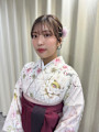 卒業式ヘアセット×袴着付け♪yu