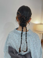 HaKU maison×浴衣ヘアアレンジ