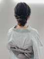 HaKU maison×浴衣ヘアアレンジ