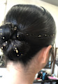 リボンヘアアレンジ