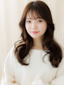 ローライトカラー韓国風ヨシンモリフェミニンロング30代40代