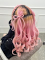 【ヘアメ】リボン付きハーフツイン♪_ユウ