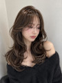 【AYAKI】ブラウンベージュ 大人っぽレイヤー  韓国
