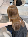 ミルクティーブロンド/ワンホンレイヤー/ニュアンスウルフ