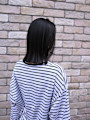 大人のロブ（長めのボブ）