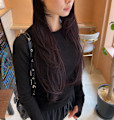 深みのあるパープル×ロングレイヤー