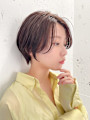 長め前髪ハンサムショート
