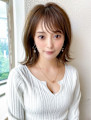 軽さと動きを出した大人かわいい　くびれレイヤー
