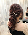結婚式ヘアセット♪yu