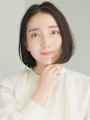 ショート・ボブ/丸顔/前髪あり/絶壁解消/30代/40代