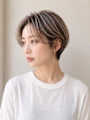 ハイライト×大人ハンサムショート