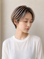 ハイライト×大人ハンサムショート