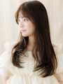 ローライトカラー大人美人毛先パーマレイヤーロング30代40代