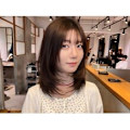 "土橋"ミディアムレイヤーで大人かわいいスタイル◎