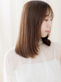 顔周りカットメテオストレート美髪ワンホンレイヤー20代30代