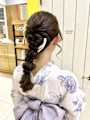 【清水】浴衣ヘアアレンジ