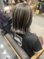 白髪ぼかしハイライト