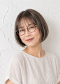 白髪ぼかしハイライトショート