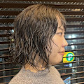 ボブパーマ/アッシュブラウン