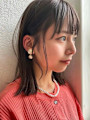 横顔まで美しいナチュラルミディアム
