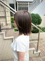 毛先軽やか抜け感ボブ