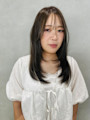 グレージュ/顔周りレイヤー