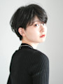 前下がりショート・ボブ/絶壁解消/前髪あり/40代/30代