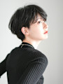 前下がりショート・ボブ/絶壁解消/前髪あり/40代/30代