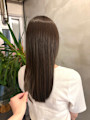 ブラウンベージュ　アッシュ　オリーブ　ヘアカラー