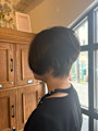 横顔美人◎黒髪洗練ハンサムショート